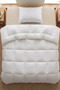 Single Cotton Duvet Set 155*215 cm + Pillow 50*70 cm - Anti-Allergic Washable Silicone Filling - 3