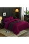 ® 6-Piece Duvet Cover Set –King Size, Includes 1 Duvet Cover(220x240cm), 1 Fitted Sheet(180x200+30cm) 4 Pillowcases(53x75cm) - 3