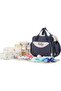 شنطة حفاضات Diaper Bag 5PCS Set for Baby, Large Capacity Multifunctional Mommy Travel Bag for Newbor - 5