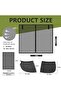 6 Pcs Car Tailgate Mesh Screen, Camping Mosquito Net Set for SUV with Magnetic Breathable Mesh and W - 2