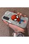Samsung Galaxy M34 Compatible Spider Man Patterned Silicone Edge Hard Back Case Couple Phone Case - 2