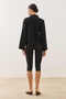 Long Sleeve Polo Neck T-Shirt Black - 3