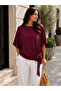 All-Day Elegance – Loose-Fit Aerobin Blouse with Side Tie Detail