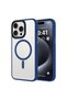 iPhone 15 Pro Max Case Magsafe Supported Camera Raised Matte Anti-Fingerprint Silicone - 6