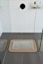 Jute Plush Non-Slip Base Washable Bathroom Kitchen Door Mat 40X60 cm - 2