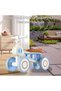 Balance Bike Toys for 1 Year Old Boy Gifts, 12-72 Month Toddler Balance Bike With Music Lighting, Toddler Best First Birthday Gift Children Walker No Pedal Infant 4 Wheels Bicycle (Blue-2) - 6