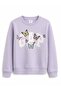 Gap Girls' Butterfly Printed Logo Sweatshirt 6-16 Years Orchid