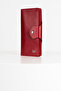 Lehix Genuine Leather Wallet with Compartments Red - 3