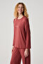 Comfortable cut pajama set - 3