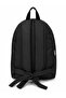 Black Backpack – Daily Use, School and Sports Bag |   Unisex with Zippered Front Pocket - 4