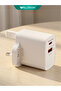 WELLTECH GaN50 C-IPH 38W Fast Power Adapter with PD & QC Fast Charging, Compact GaN Wall Charger for iPhone, Smartphones, Tablets and USB-C Devices - 6