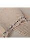 Heart-shaped beaded drawstring hat, warm winter cute knitted aviator women's with ear flaps, elastic - 2