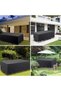 210D Oxford Cloth Waterproof Outdoor Garden Furniture Cover - 315 * 160 74 cm Windproof - 5