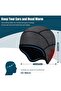 Winter hat set fluorescent green 2pc cycling/ski windproof. - 5