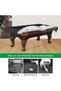 Lightweight billiard table cover - Waterproof and UV resistant Dustproof sun garden furniture Suitable for tables pool 225 x 116 82 cm - 4