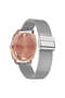 Women's Rose Gold Stainless Steel Watch, Silver Dial | Trnda-Rg35.8 - 4