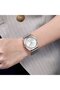 Women's Rose Gold Stainless Steel Watch, Silver Dial | Trnda-Rg35.8 - 2