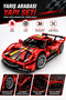 426 Pieces Race Car Building Set 1:18 Scale Pull Back and Release Mechanism Educational Block Toy Car Ages 6+ Legosu - 2