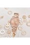 Women's Rose Gold Stainless Steel Watch, Round Dial | Trn-001 - 5