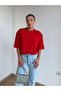 Red T-Shirt with Stone Back and Heart Decals - T4122 - 4