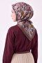 Velora Scarf Aura Floral Dark Mink - 2