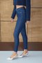 Women's Dark Blue Troklu High Waist Skinny Narrow Leg Troklu Dark Blue Jean Trousers - 2