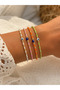 Set of 4 Colorful Evil Eye Bead Details for Women - Minimalist and Elegant - 2