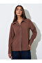 Brown Contrast Stitch Detail Regular Fit Shirt - 3