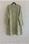 Trendy Raglan Sleeve Patterned Tight Fit Cold Yarn Knitwear Tunic-90 cm - 2