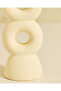 Sienna White Plain Candle Holder - 4
