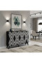 Multi-purpose buffet cabinet with a modern design