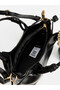 Leather look women's shoulder bag - 4