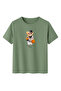 Women's Çağla Beverly Hills Teddy Bear Printed T-Shirt Comfortable Fit 100% Cotton - 2