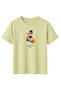 Women's Yellow Beverly Hills Teddy Bear Printed T-Shirt 100% Cotton Comfortable Fit - 2