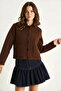 Women's Bitter Brown Cardigan - 4