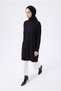 Floral Patterned Knitwear Tunic 25Ktd4111 Black - 2