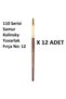 110 Series Sable Kolinsky Round Brush No: 12 X 12 Pieces - 2