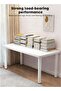 120x58x75cm Multifunctional Large Desk for Living Room, Bedroom, Study - White Rectangular Desk for Dining, Makeup and Working, Simple Fashion Dining Table & Office Computer Desk - 5