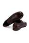 Brown Lace-Up Genuine Leather Men's Shoes - 3