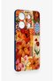 Infinix Note 30 Compatible Orange Lily Pattern Silicone Case - 3