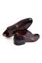 Brown Lace-Up Genuine Leather Men's Shoes - 2