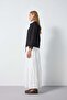 Women's Ecru Pieced Voile Gypsy Long Skirt 31207 - 2