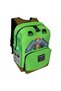 Rucsac școlar cu multiple compartimente Minecraft Verde - 2