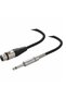 Cablu microfon XLR - Jack 6.3mm 10m solid SAMURAI Roxtone - 2