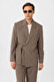 Belted Relax Fit Men's Blazer Jacket - 2