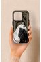 iPhone 15 Pro Compatible Noble Lover Horses Patterned Silicone Case