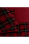Rubino King Size 100% Cotton Ranforce Duvet Cover Set Red 57 Thread (3 Pieces) 220X240/50X70 Red - 3