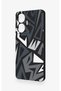 Realme C55 Compatible Geometric Block Pattern Silicone Case - 3