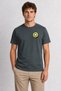 Dynamic Kiwi Graphic T-Shirt Print - Smoked