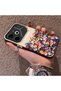 Tecno Pova 6 Pro Compatible Silicone Edge Hard Back Case Couple Phone Case with Floral Pattern - 2